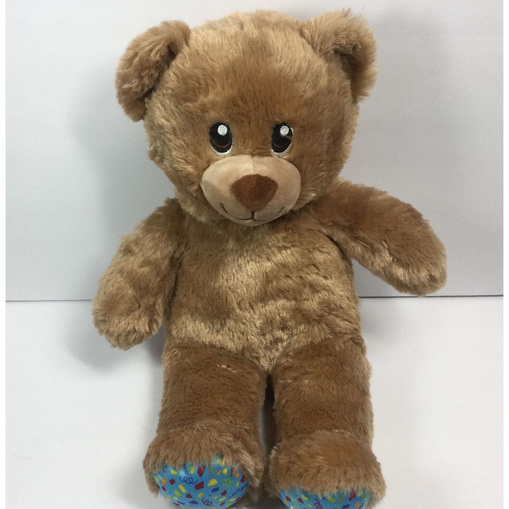 BAB Build A Bear Teddy Bear 15" Plush Stuffed Animal Brown Toy